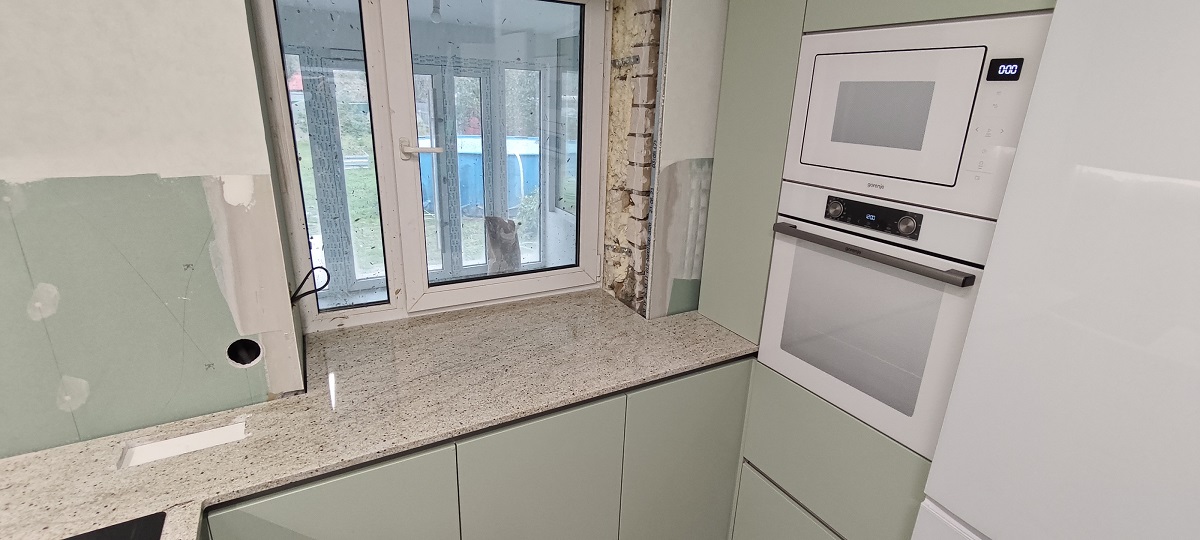 Столешница из гранита Кашемир Вайт Столешница из гранита Кашемир Вайт